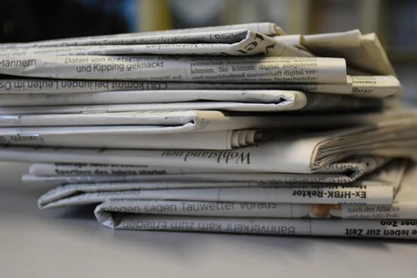 Zeitungsstapel